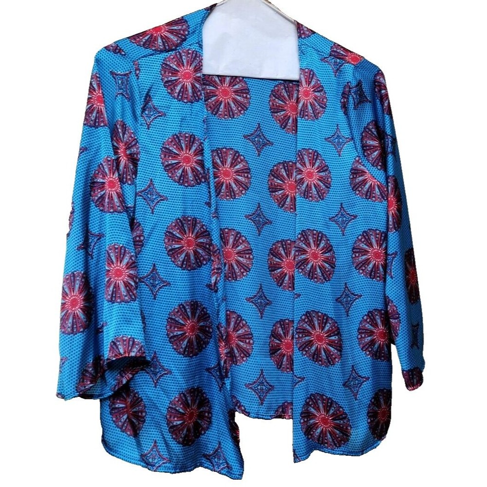 Jonathan Martin Boho Hippie Open Front Top Size Large Silky